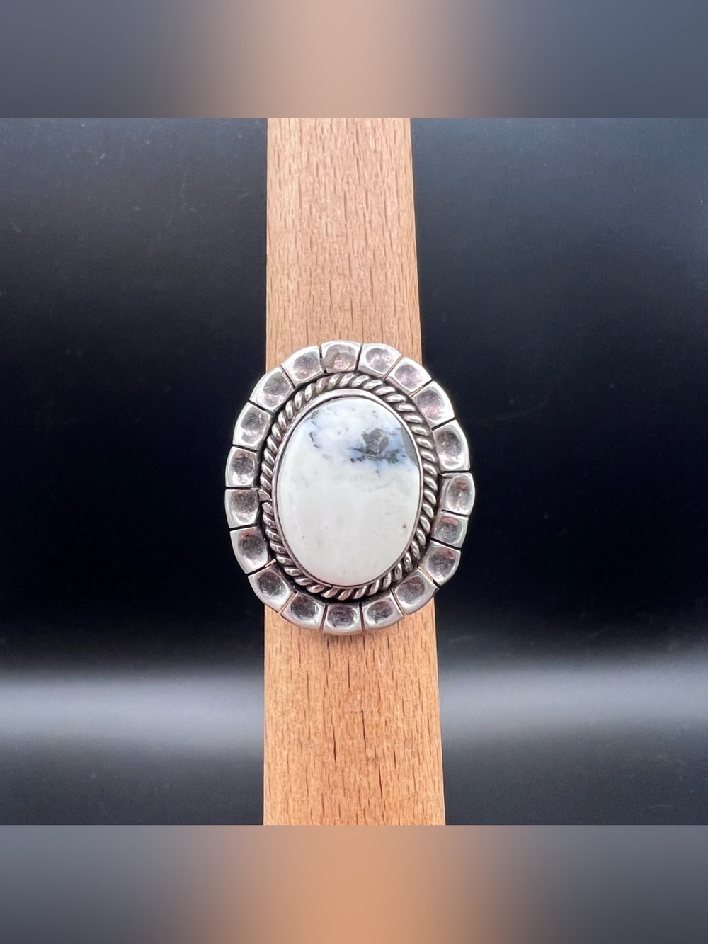 Native American White Buffalo Ring